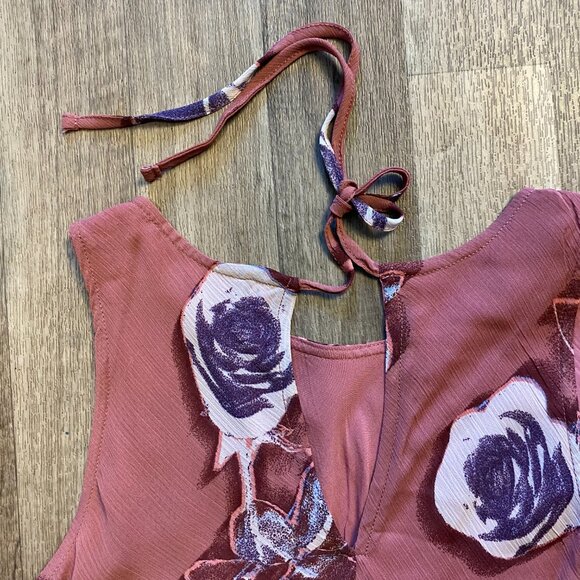 Wild Fable Sleeveless Mini Tropical Floral Dress - Picture 3 of 8